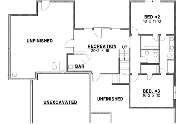 Lower Floor Plan: 21-133