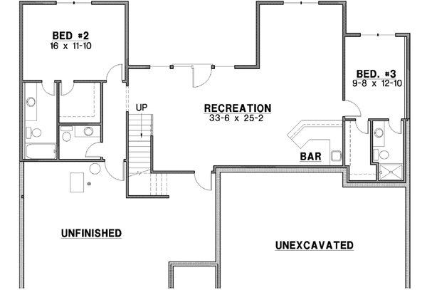 Lower Floor Plan: 21-134