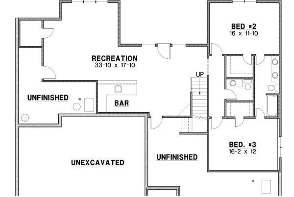 Lower Floor Plan: 21-135