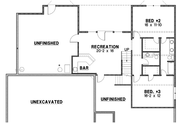 Lower Floor Plan: 21-136