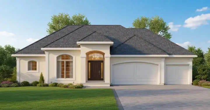 Traditional house plans 21-137 - front exterior, 1,983 sq ft, 3 bed, 3 bath house plans | Monster House Plans
