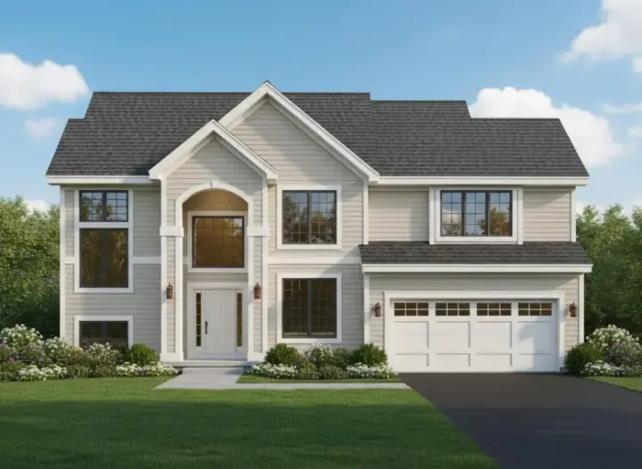 Traditional house plans 21-138 - front exterior, 2,443 sq ft, 4 bed, 3 bath house plans | Monster House Plans