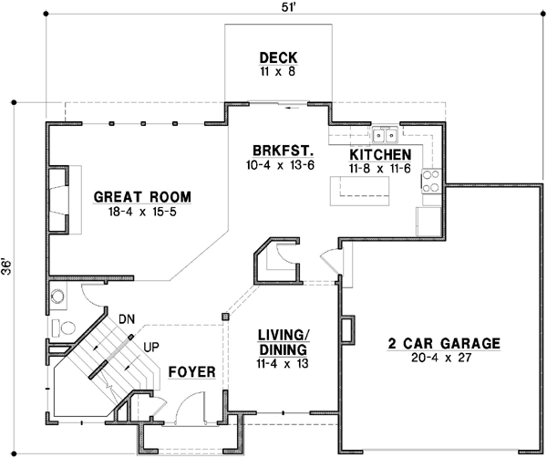 Main Floor Plan: 21-138