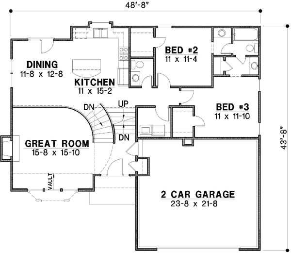 Main Floor Plan: 21-139