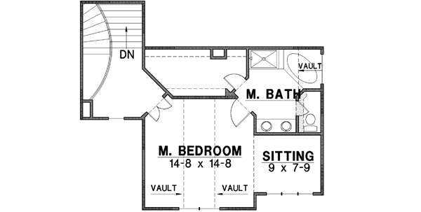 Upper/Second Floor Plan: 21-139