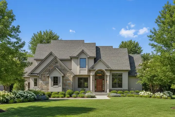 Traditional house plans 21-142 - front exterior, 3,217 sq ft, 4 bed, 3 bath house plans | Monster House Plans