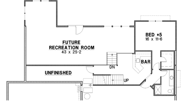 Lower Floor Plan: 21-143