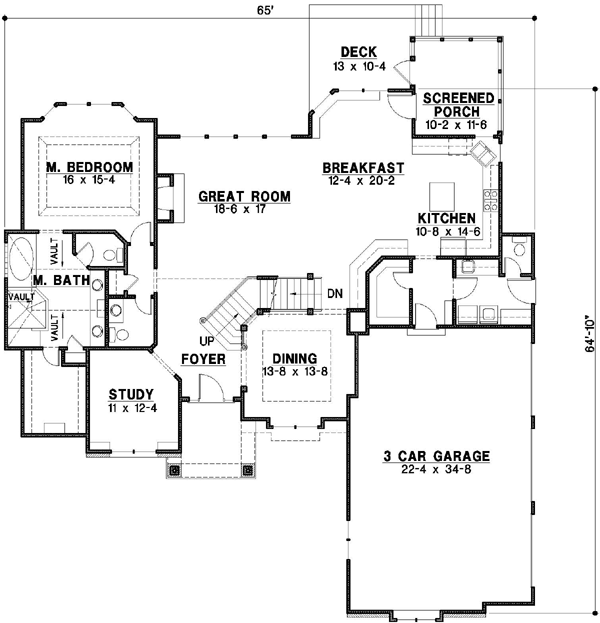 Main Floor Plan: 21-144