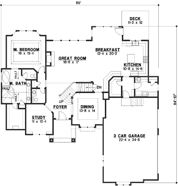 Main Floor Plan: 21-145