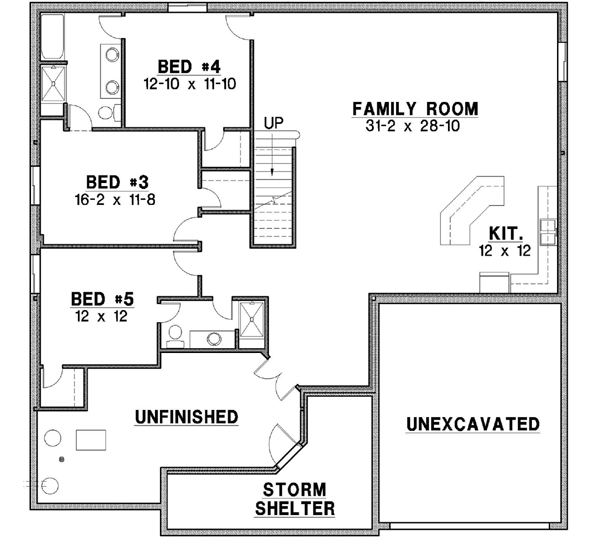 Lower Floor Plan: 21-146