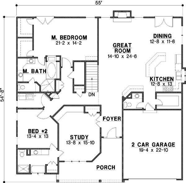 Main Floor Plan: 21-146