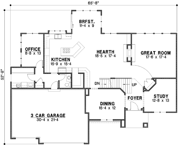 Main Floor Plan: 21-147
