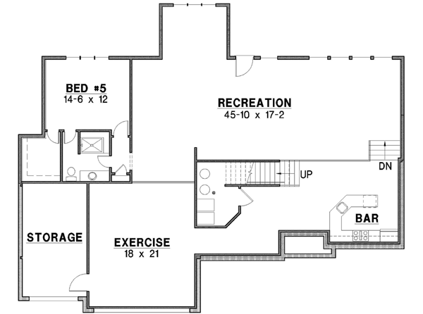Lower Floor Plan: 21-148