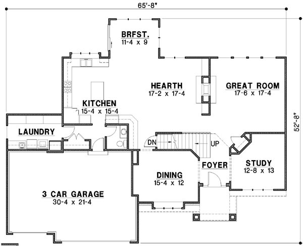 Main Floor Plan: 21-150