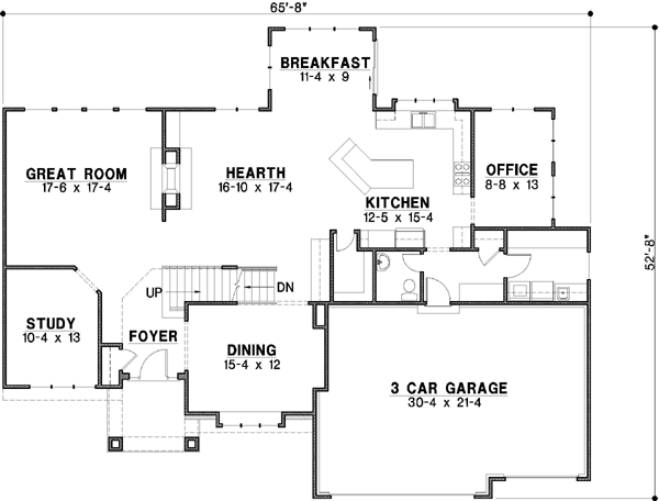 Main Floor Plan: 21-151