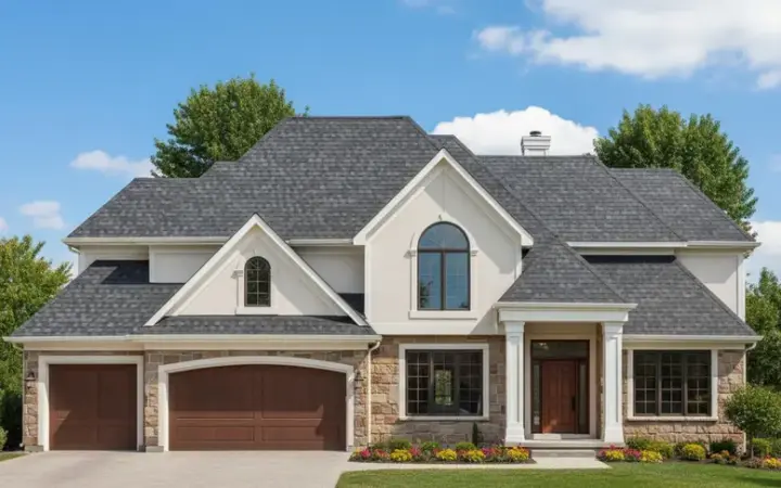 Traditional house plans 21-152 - front exterior, 3,539 sq ft, 4 bed, 3 bath house plans | Monster House Plans