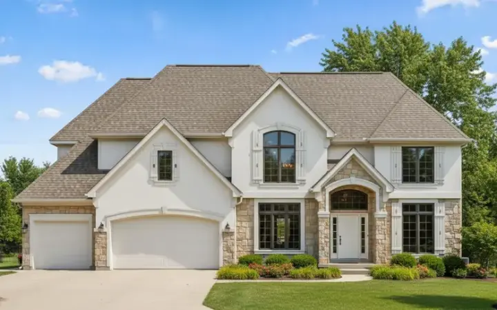 Traditional house plans 21-153 - front exterior, 3,984 sq ft, 5 bed, 4 bath house plans | Monster House Plans