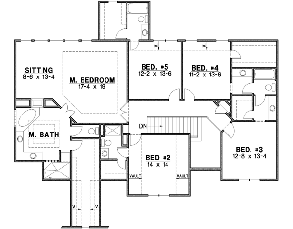 Upper/Second Floor Plan: 21-153