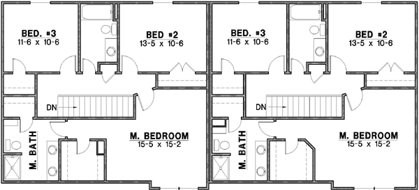 Upper/Second Floor Plan: 21-158