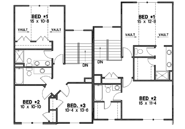 Upper/Second Floor Plan: 21-161