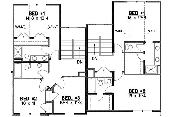 Upper/Second Floor Plan: 21-165