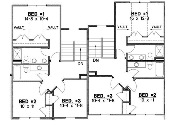 Upper/Second Floor Plan: 21-166