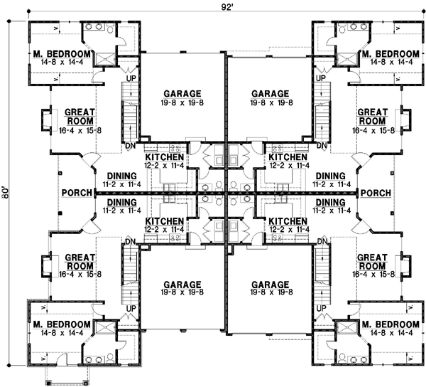 Main Floor Plan: 21-168