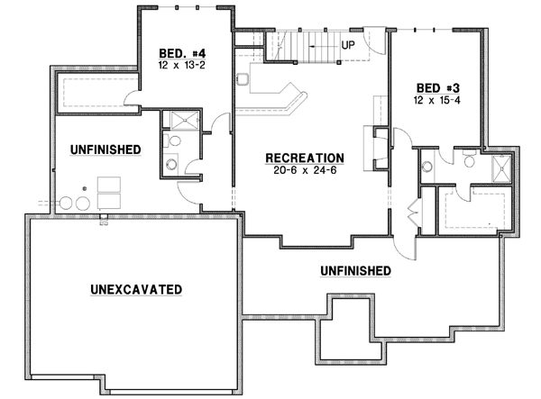 Lower Floor Plan: 21-171