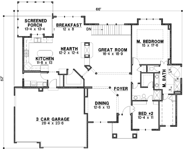 Main Floor Plan: 21-171