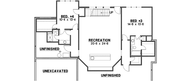 Lower Floor Plan: 21-173