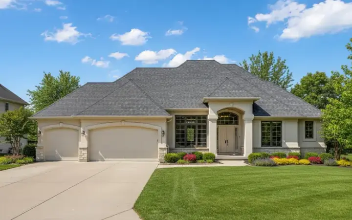 Traditional house plans 21-175 - front exterior, 3,078 sq ft, 4 bed, 4 bath house plans | Monster House Plans