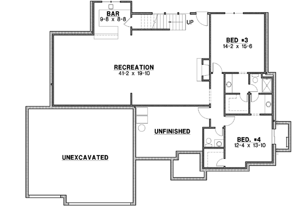 Lower Floor Plan: 21-176
