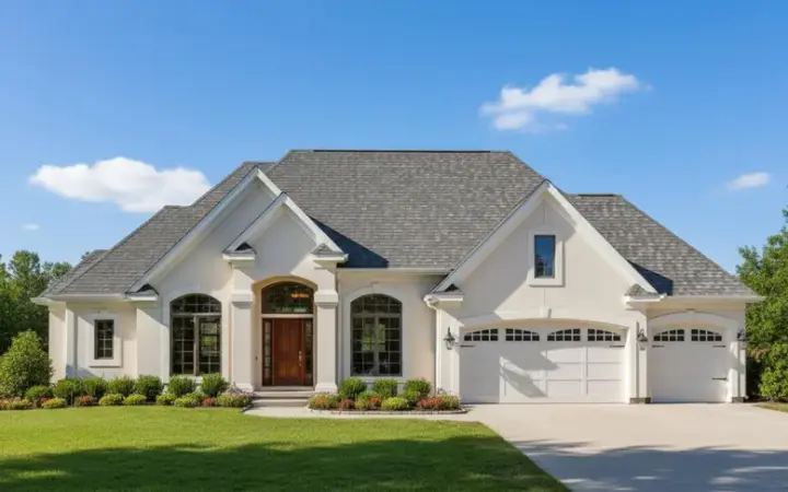 Traditional house plans 21-177 - front exterior, 3,120 sq ft, 4 bed, 4 bath house plans | Monster House Plans