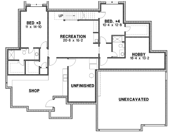 Lower Floor Plan: 21-177