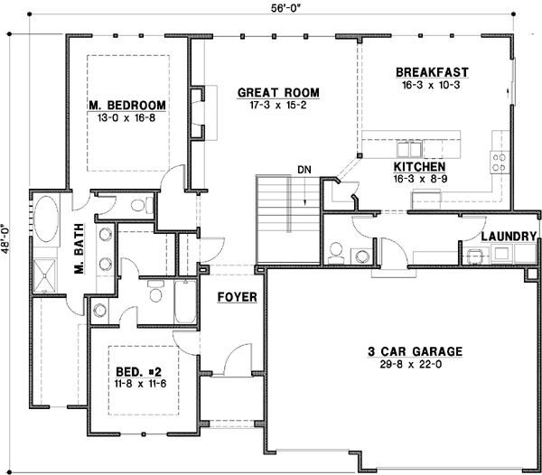 Main Floor Plan: 21-179