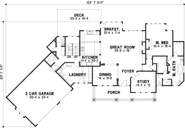 Main Floor Plan: 21-180