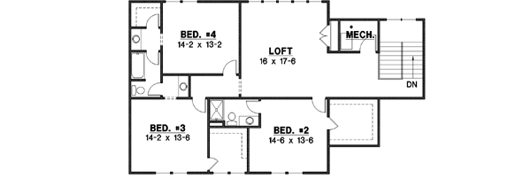 Upper/Second Floor Plan: 21-181