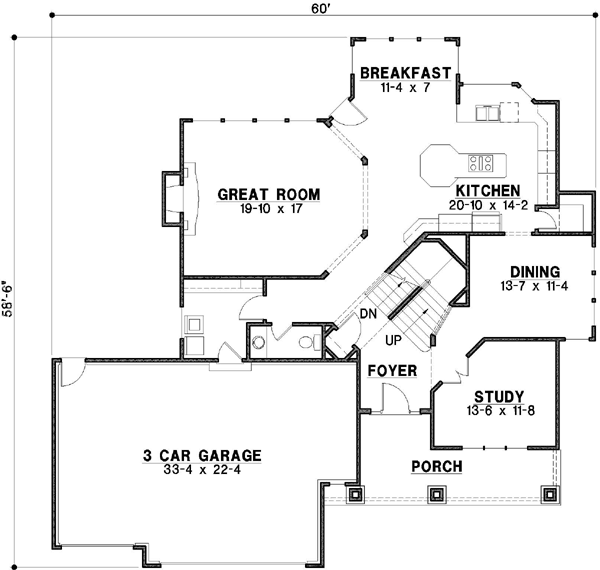 Main Floor Plan: 21-183