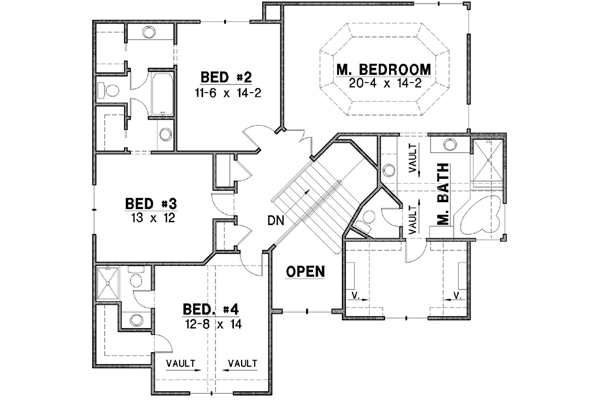 Upper/Second Floor Plan: 21-183