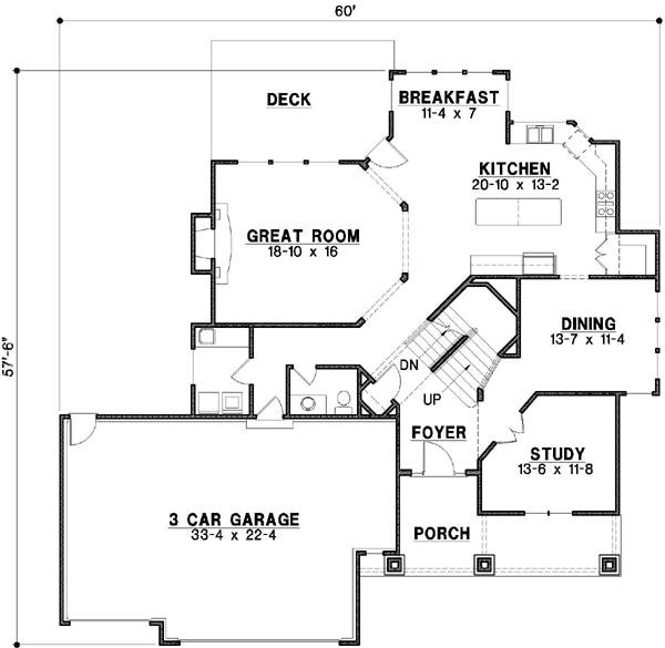 Main Floor Plan: 21-187