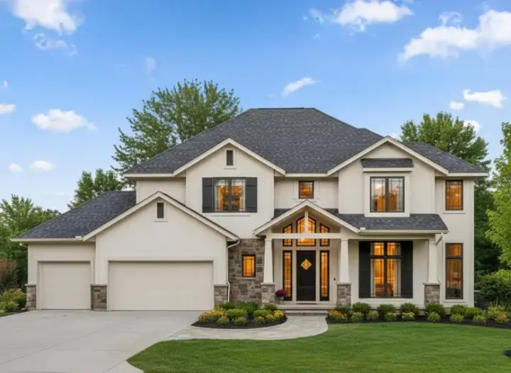 Traditional house plans 21-189 - front exterior, 3,409 sq ft, 4 bed, 3 bath house plans | Monster House Plans