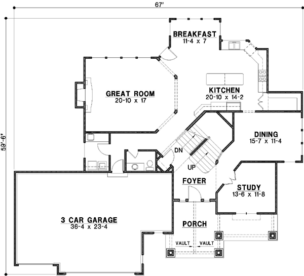 Main Floor Plan: 21-189