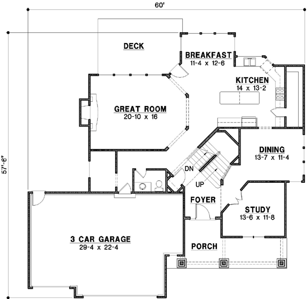 Main Floor Plan: 21-190