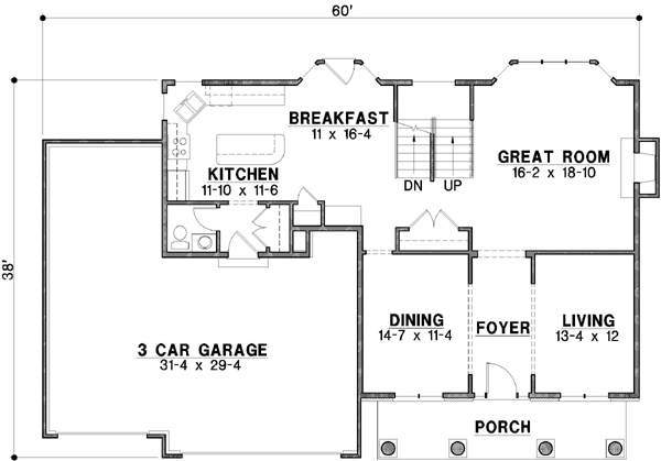 Main Floor Plan: 21-191