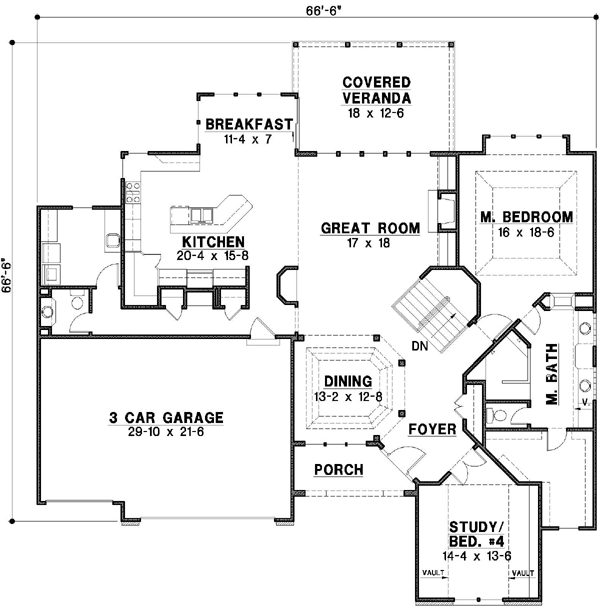 Main Floor Plan: 21-192