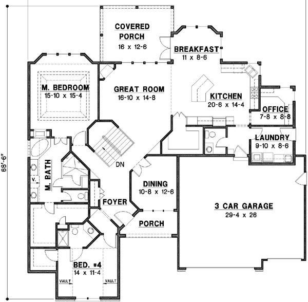 Main Floor Plan: 21-193