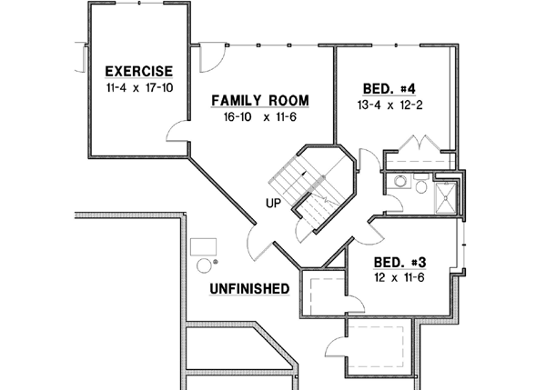 Lower Floor Plan: 21-194