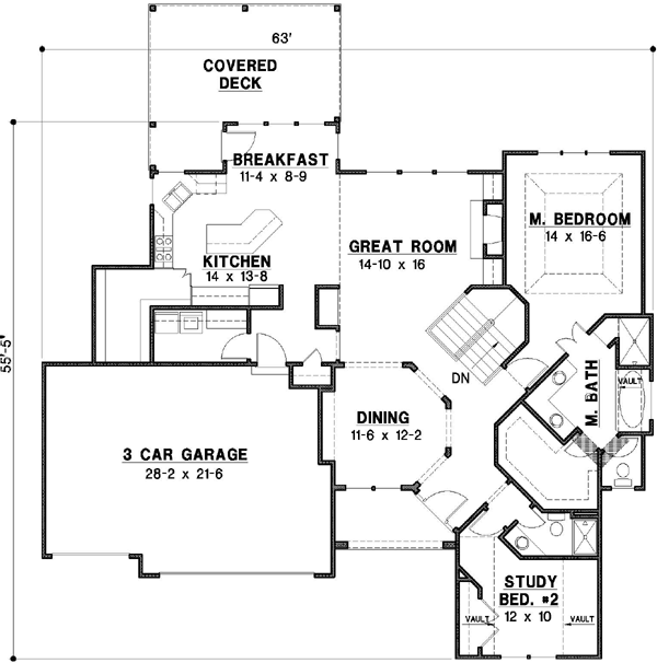 Main Floor Plan: 21-194