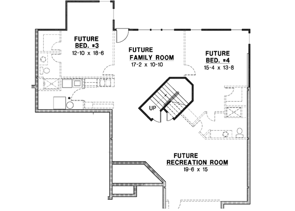 Lower Floor Plan: 21-195