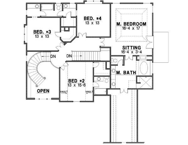 Upper/Second Floor Plan: 21-197